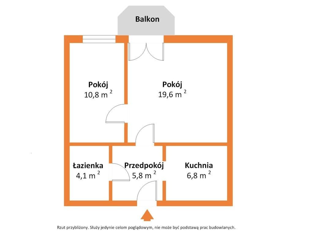 Комфортная 2-комнатная квартира в Бемово с балконом – 4