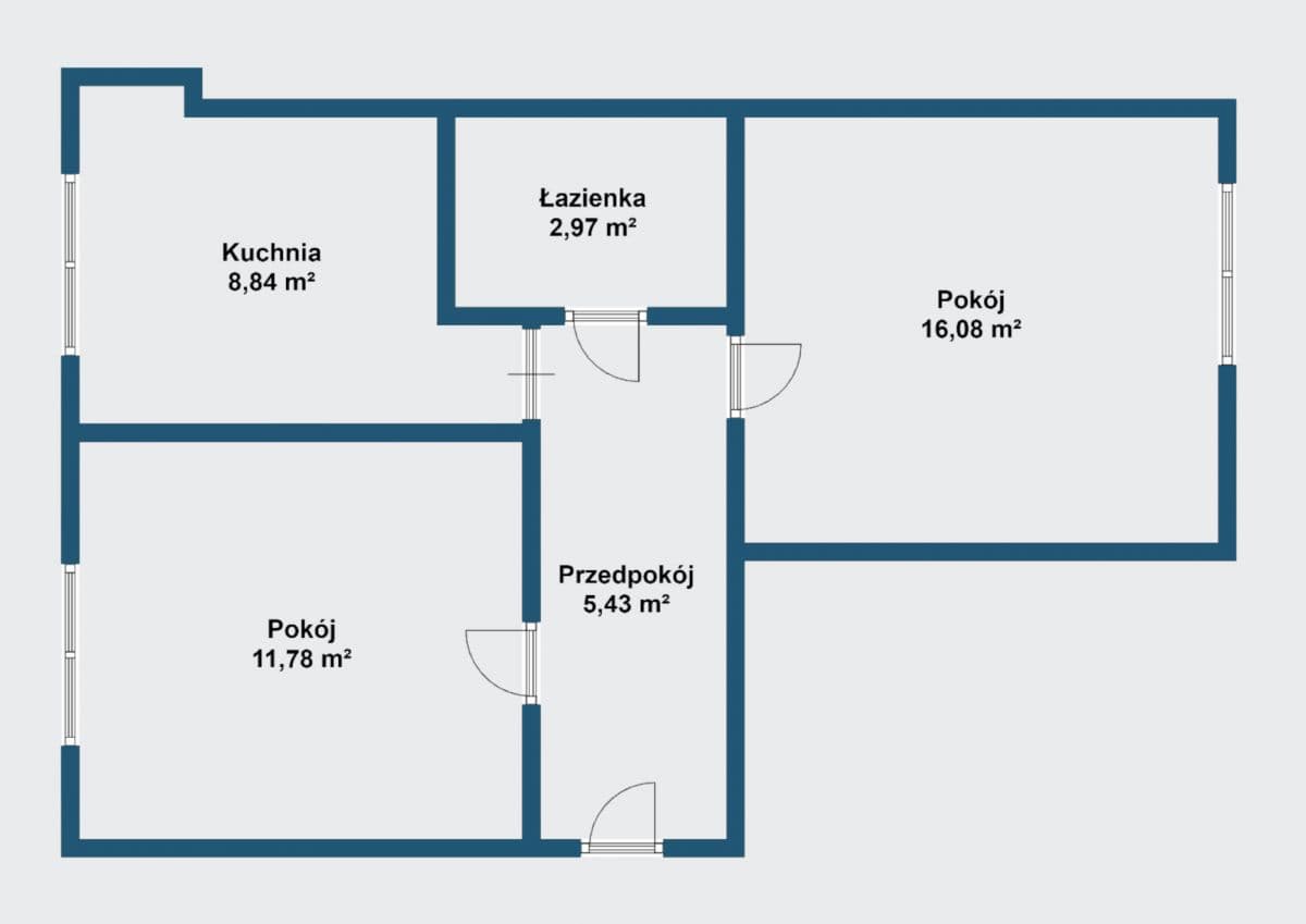 Квартира 45м² в кирпичном доме, требуется ремонт – 1