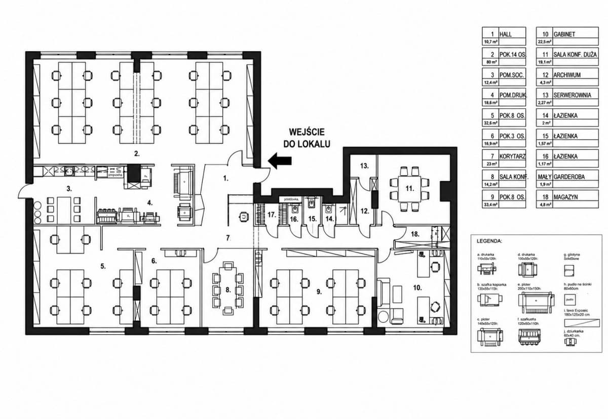 Современное офисное помещение 317 м² в Жолибоже – 13